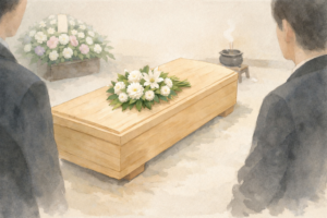 葬儀の棺